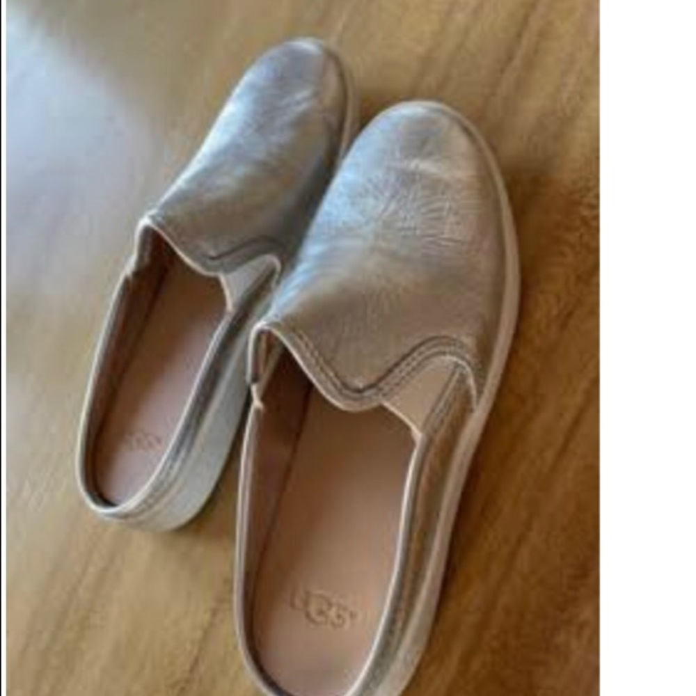 Ugg Silver Metallic Mules - image 3